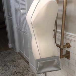 Valerie Stevens Silver Satin Evening Bag / Clutch